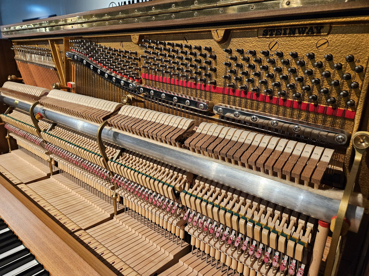 Secondhand Steinway & Sons Model V Upright Acoustic Piano Satin Oak (1984)