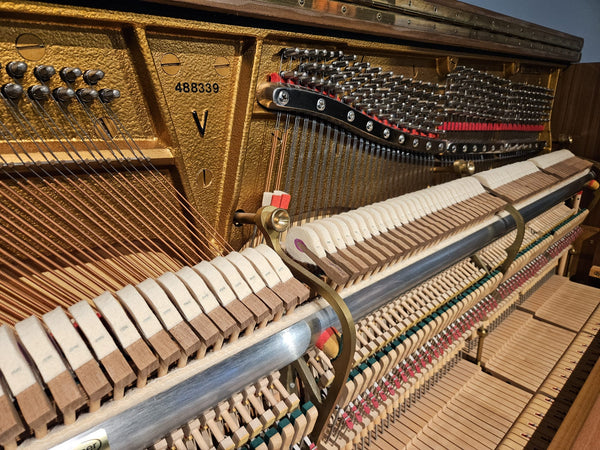 Secondhand Steinway & Sons Model V Upright Acoustic Piano Satin Oak (1984)