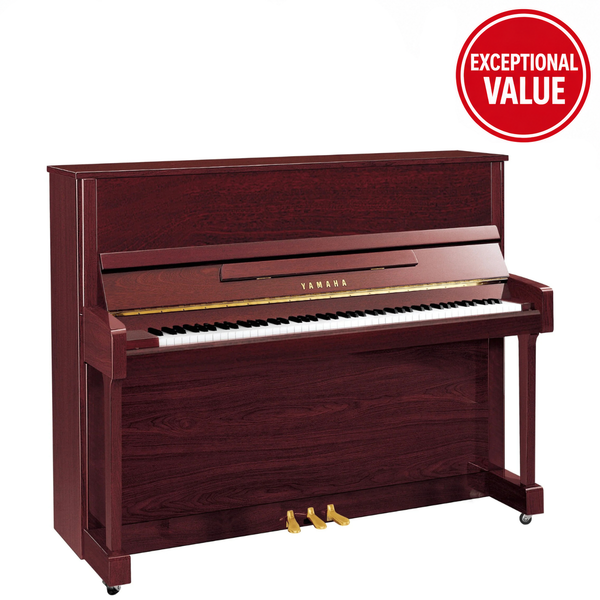Yamaha B3E Acoustic Upright Piano Polished Mahogany