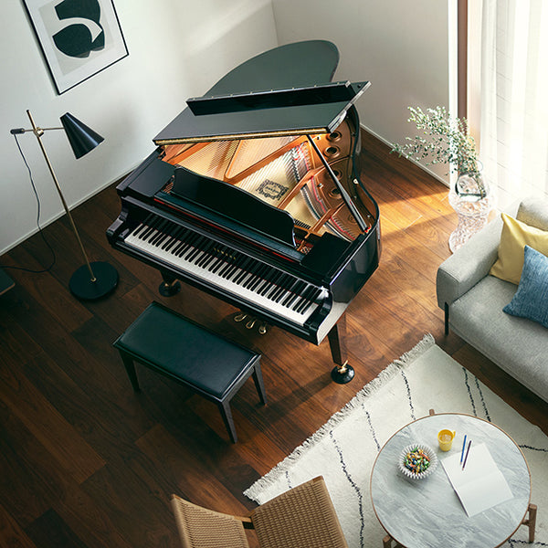 Yamaha DGCB ENST PE Disklavier ENSPIRE Baby Grand Piano in Polished Ebony
