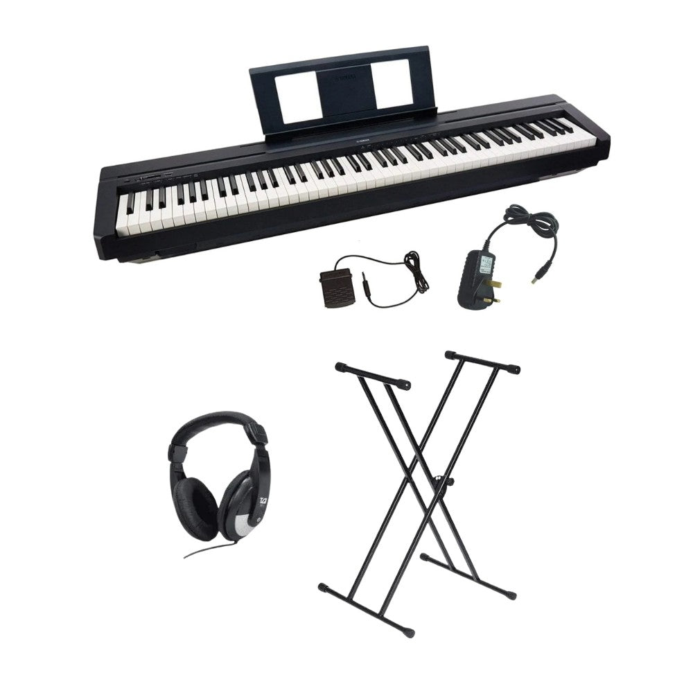 Yamaha P45 Portable Digital Piano Standard Package Black