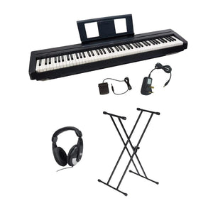 Yamaha P45 Portable Digital Piano Standard Package Black