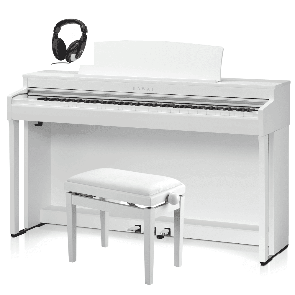 Kawai CN301 Digital Piano Satin Standard Package White