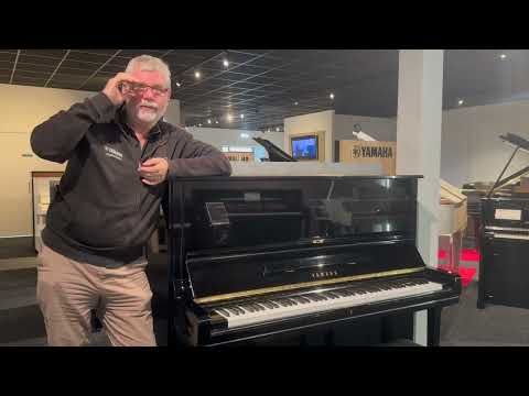 Secondhand Yamaha U3 Upright Acoustic Piano | Polished Ebony | Bankhead Store