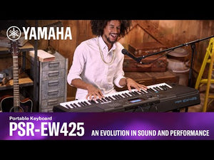 Secondhand Yamaha PSR EW425 Portable Keyboard