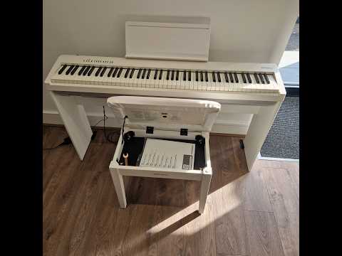 Second Hand Roland FP30X Digital Piano White with KSC70WH Stand & Matching Piano Stool