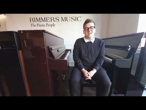 Second hand Bentley UP118M Upright Acoustic Piano | Polished Mahogany | Chester Store