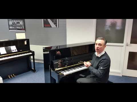 Kawai K300 Acoustic Upright Piano Polished Ebony