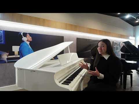 Yamaha CLP865GP Clavinova Digital Grand Piano Polished White