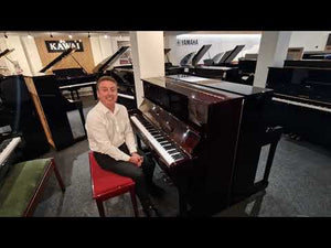 Secondhand Reid-Sohn SU121 Upright Piano Polished Mahogany