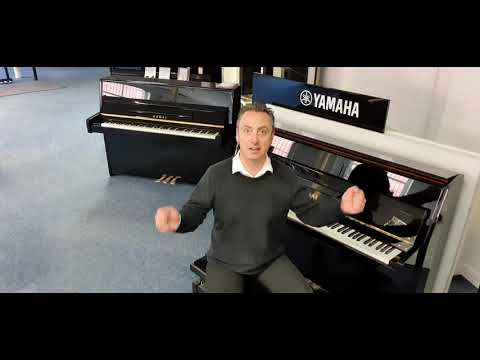 Yamaha B1 Acoustic Upright Piano Polished Ebony