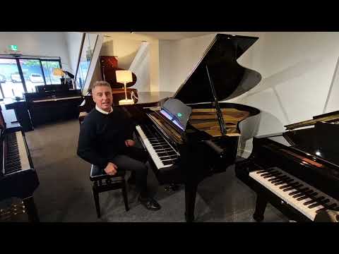 Secondhand Yamaha C3 Polished Ebony Baby Grand Piano