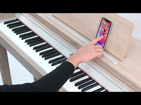 Roland F701 Digital Piano Light Oak