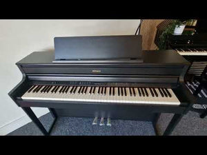 Secondhand Roland HP704 Premium Concert Class Digital Piano Charcoal Black