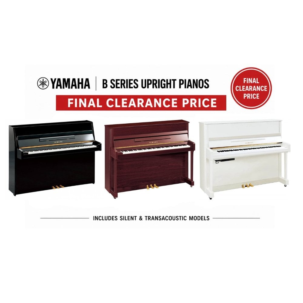 Yamaha B1 Acoustic Upright Piano Polished Ebony