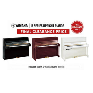Yamaha B1 Acoustic Upright Piano Polished Ebony