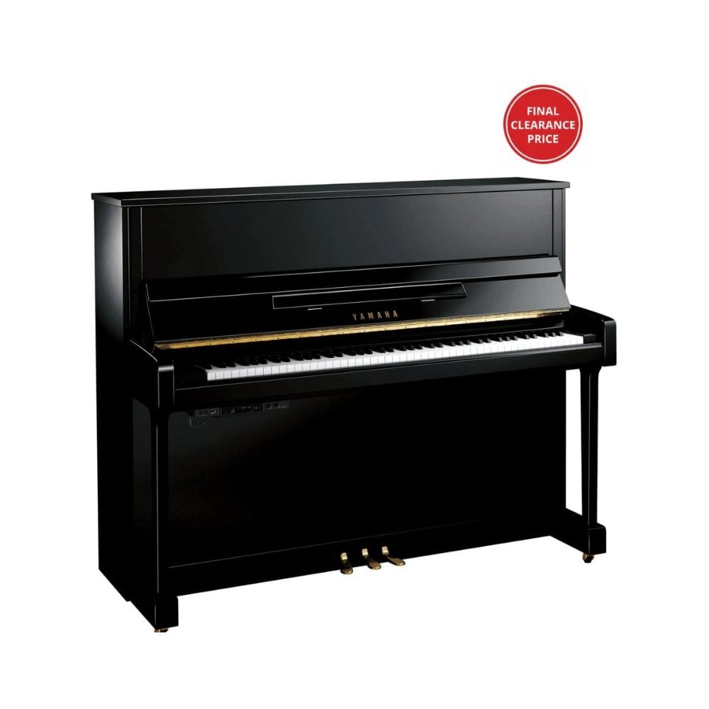 Yamaha B3 TC3 Transacoustic Upright Piano Polished Ebony