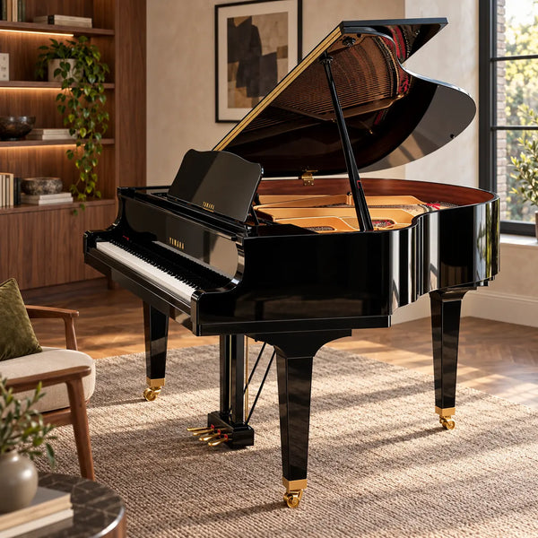 Yamaha GB1K Baby Grand Piano Polished Ebony