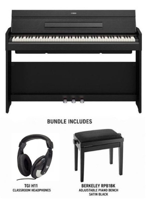 Yamaha YDP S56 Digital Piano Standard Package Satin Black