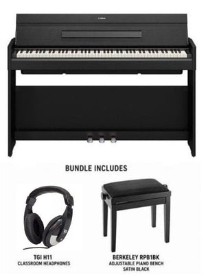 Yamaha YDP S56 Digital Piano Standard Package Satin Black