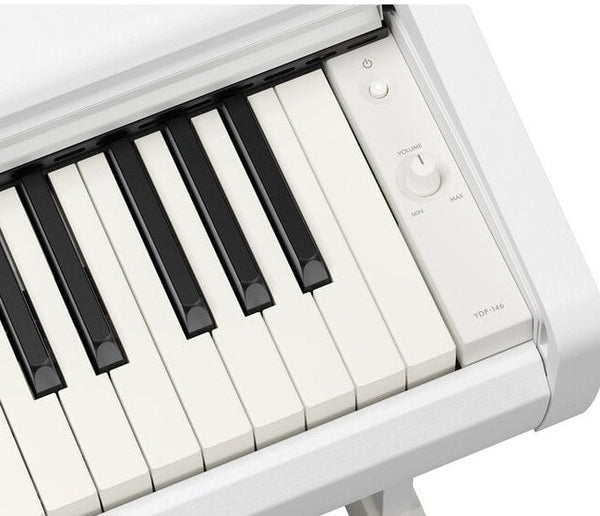 Yamaha YDP146 Digital Piano Standard Package Satin White
